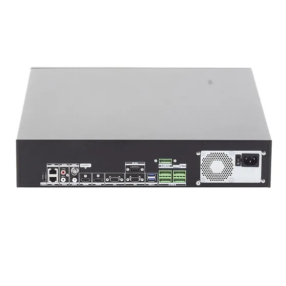 [010063] [DS-9632NI-M8(STD)] Hikvision - NVR 32 Megapixel (8K) 32 Canales IP AcuSense ANPR Conteo de Personas Heat Map 8 Bahías de Disco Duro 2 Tarjetas de Red Soporta RAID con Hot Swap 2 HDMI en 8K Soporta POS Alarmas I/O ACU