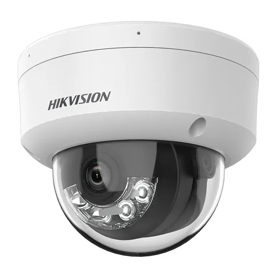 [DS-2CD1143G2-LIU(2.8mm)] Hikvision - Cámara HD Domo con Audio IP 2K [4MP] Lente 2.8mm Acusense Dual Light [Metal/Plástico]