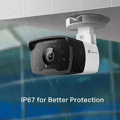 [C330I-2.8] Vigi By TP-Link - Cámara IP Alta Definición [3Mp] Tipo Bullet con IR PoE y 12V IP67 [Lente 2.8mm]