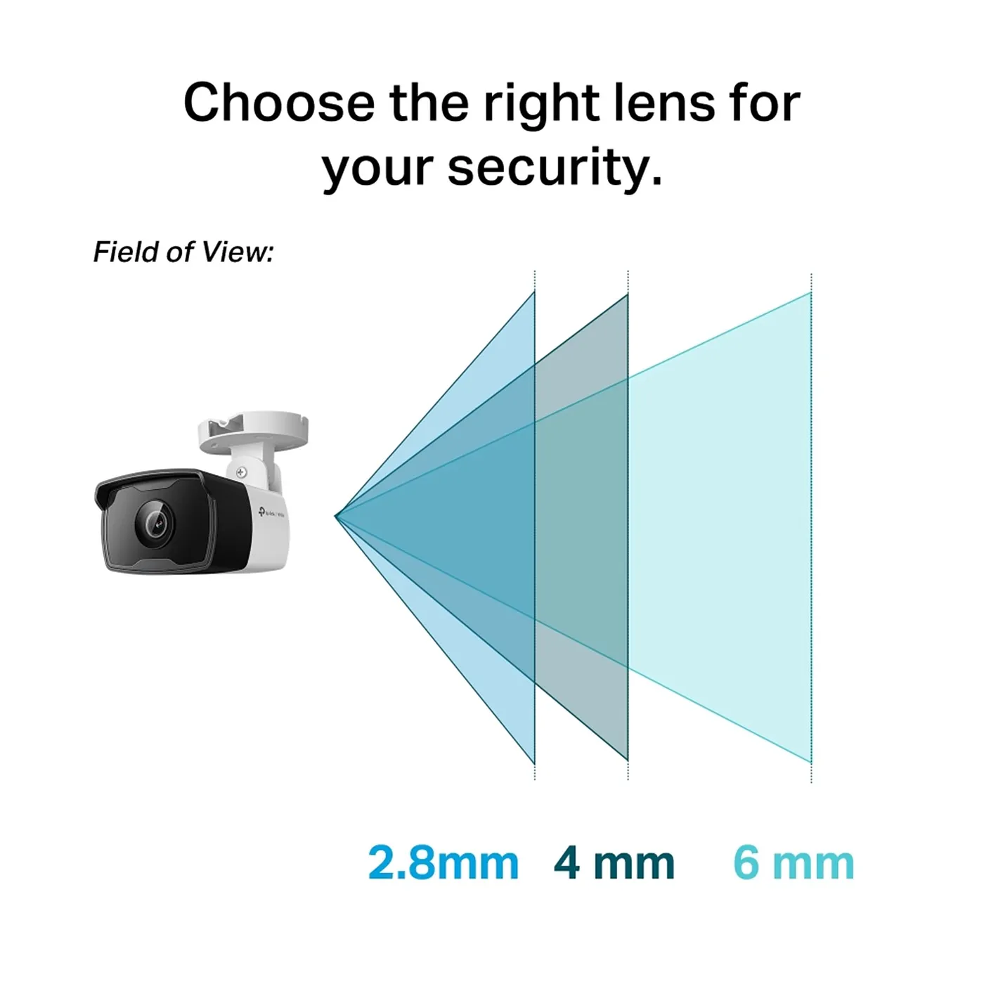 [C330I-2.8] Vigi By TP-Link - Cámara IP Alta Definición [3Mp] Tipo Bullet con IR PoE y 12V IP67 [Lente 2.8mm]