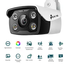 [C340-2.8] Vigi by TP-Link - Cámara IP Alta Definición [4Mp] Tipo Bullet Full Color con Audio PoE y 12V IP67 [Lente 2.8mm]