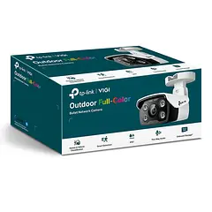 [C340-2.8] Vigi by TP-Link - Cámara IP Alta Definición [4Mp] Tipo Bullet Full Color con Audio PoE y 12V IP67 [Lente 2.8mm]