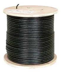 [WP-UTPC5-100OUT] Wireplus - Cable UTP CAT5e (Categoria 5e) CCA Exterior (Negro) [Caja 100 Metros]