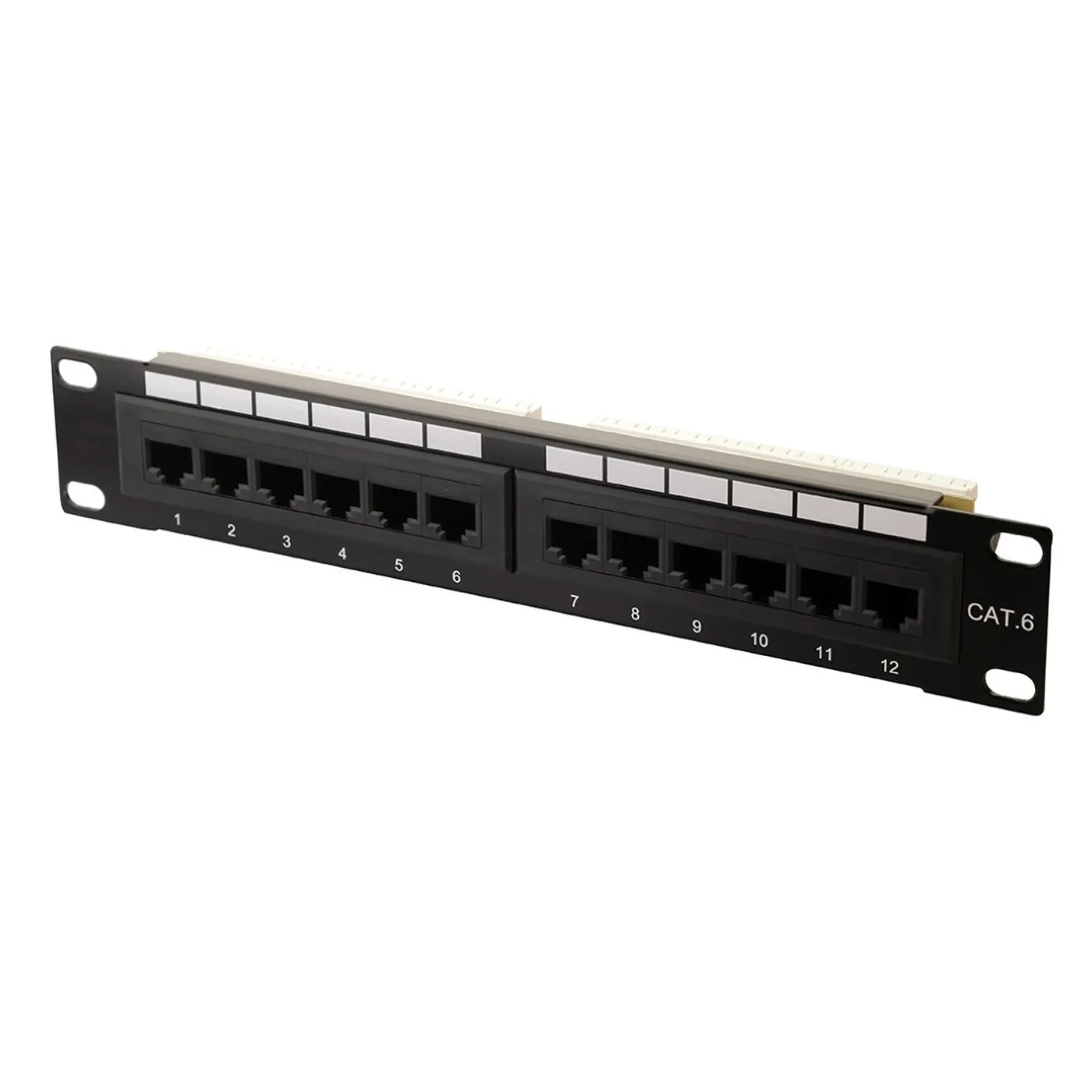 [WP-PPC6-12] Wireplus - Patch Panel 12 Puertos CAT6 (Categoria 6)