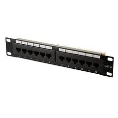 [WP-PPC6-12] Wireplus - Patch Panel 12 Puertos CAT6 (Categoria 6)