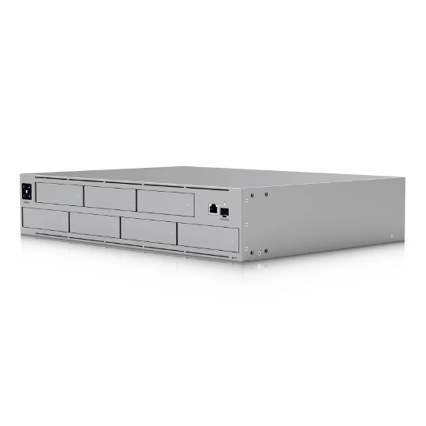 [UNVR-Pro] Ubiquiti - NVR PRO UniFi Protect con Bahía para 7 Discos Duros Almacena hasta 20 Cámaras 4k o 60 Cámaras 1080p Pantalla Táctil