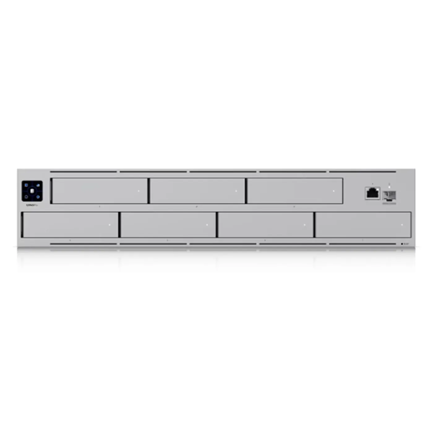 [UNVR-Pro] Ubiquiti - NVR PRO UniFi Protect con Bahía para 7 Discos Duros Almacena hasta 20 Cámaras 4k o 60 Cámaras 1080p Pantalla Táctil