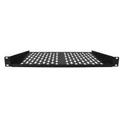 [B-19x12-1U-V] Onlink - Bandeja 19" Ventilada 19x12 [1U] para Montaje en Rack [Negro]