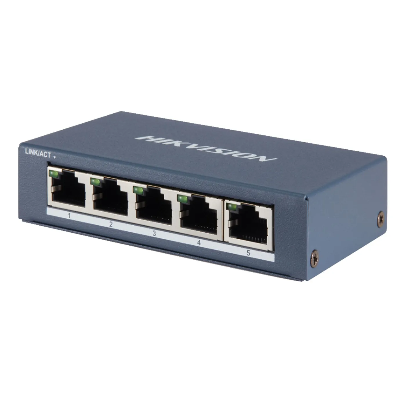 [DS-3E0505-E] Hikvision - Switch de Escritorio de 5 Puertos a 10/100/1000 Mbps