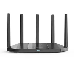 [DS-3WR18X] Hikvision - Router Inalámbrico Wifi 6 Hasta 1800 Mbps Doble Banda AC (2.4 GHz y 5 GHz) 4 Puertos 1000 Mbps 4 Antenas Omnidireccional Beamforming Optimizado