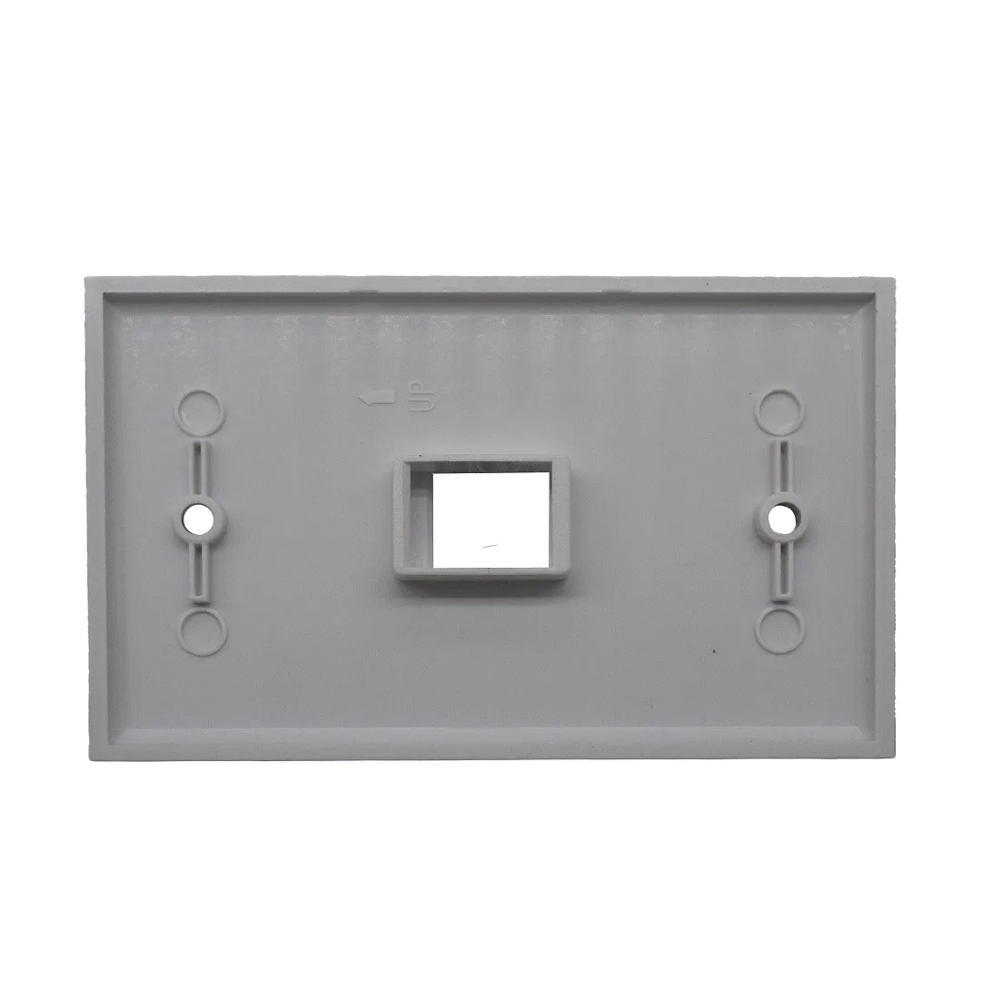 [ATB-FP421P] Beconnect - Face Plate Placa Frontal de Pared para Keystone 1 Puerto Blanco [Unidad]