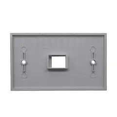 [ATB-FP421P] Beconnect - Face Plate Placa Frontal de Pared para Keystone 1 Puerto Blanco [Unidad]