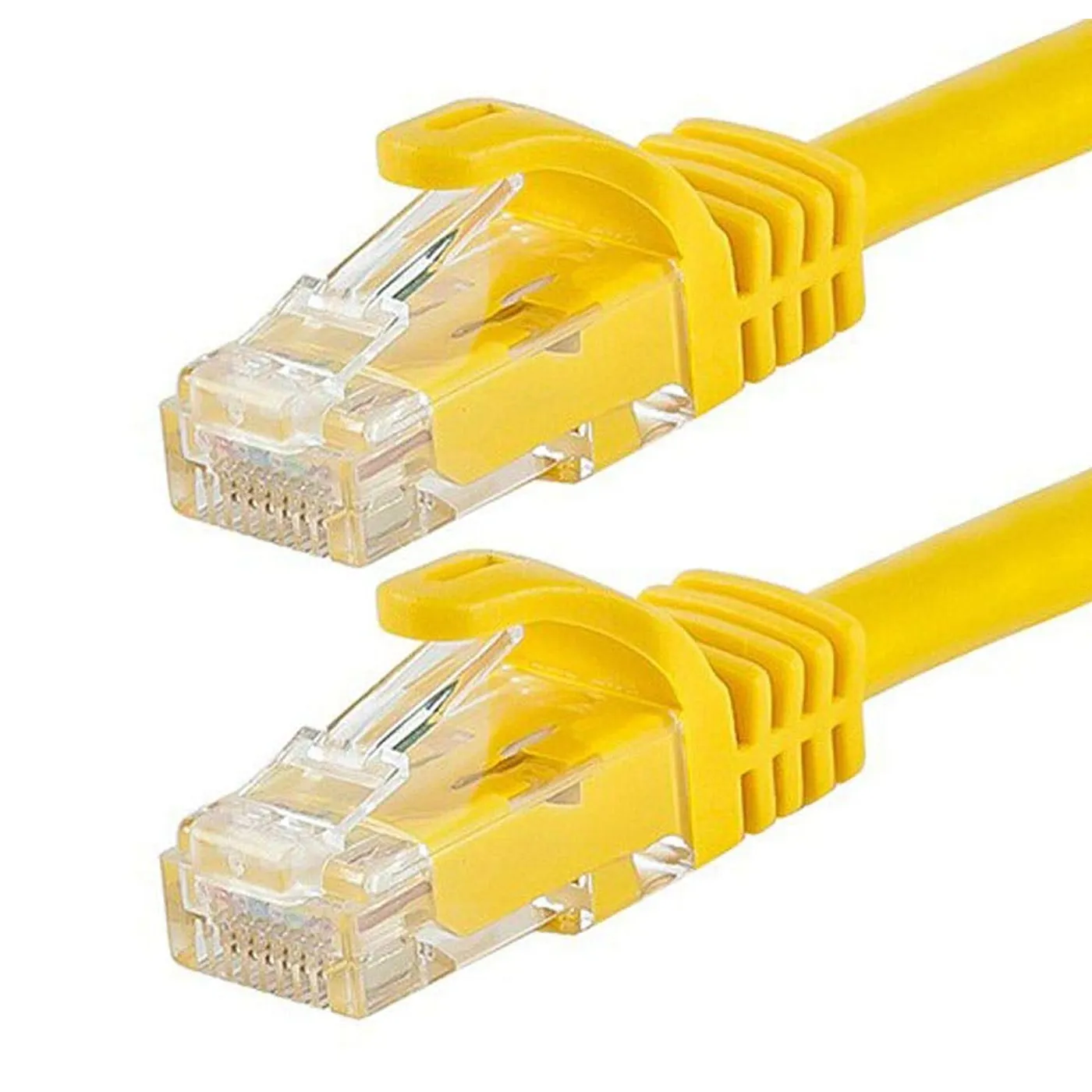 [DH-PFM972-6U-1-yellow] Dahua - Patch Cord Cable de Conexión UTP CAT6 (Categoria 6) RJ45 100% Cobre 24 AWG Amarillo [1 Metro]