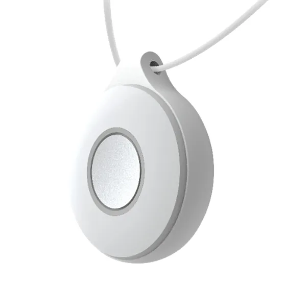 [040135] [DS-PDEBP1-EG2-WB(O-STD)] Hikvision - (AX PRO) Botón de Pánico Inalámbrico Portátil IP54 Indicador LED