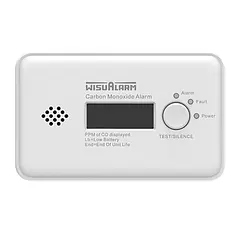[DHI-HY-GC20D-R8] Dahua - Alarma Detector con Sensor de Monoxido de Carbono CO Autonomo  Inalámbrico Interconectado [WisuAlarm]