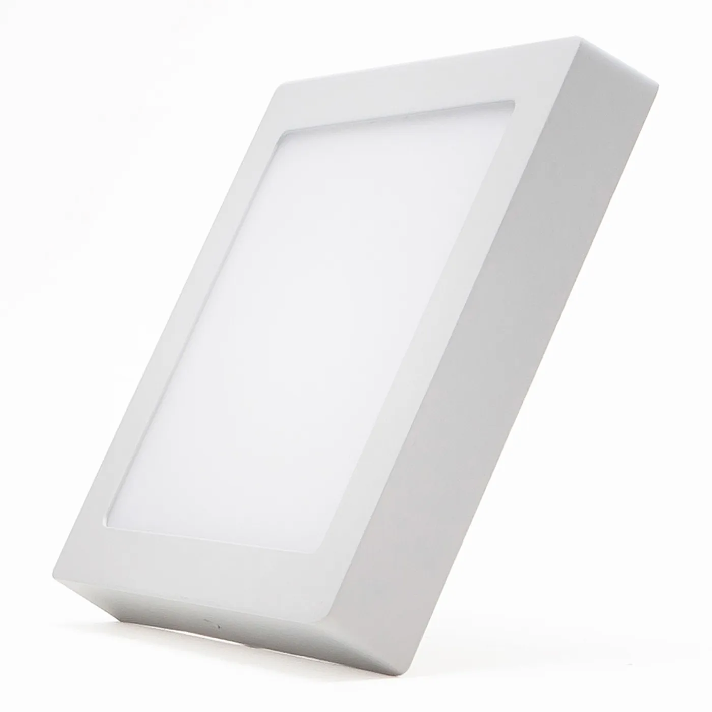 [7143L-6.5K] Lucerna - Lampara Panel Clasica LED 6W 4" 6500K Luz Fria Cuadrada Superficial 450lm