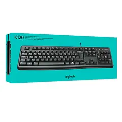 [K120-BLACK] Logitech - Teclado Alambrico Estándard USB [Español] [Negro]