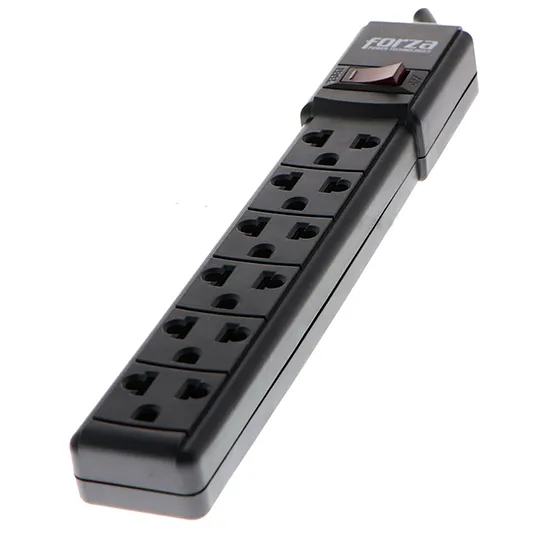 [PS-001B] Forza - Regleta de Alimentacion de 2200W [6] NEMA Universal 120V/240V
