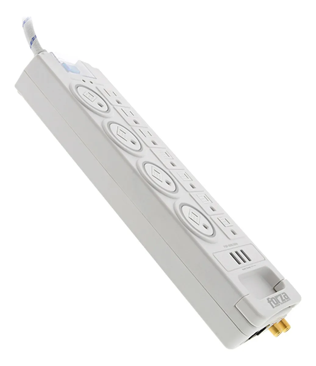 [FSP-1011USBW] Forza - Regleta Protector de Voltaje 1750W [11] x NEMA 5-15R + USB + RJ45 + Coaxial 120V/240V