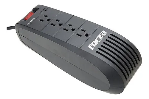 [FVR-1001] Forza - Regulador Automático de Voltaje 110V 1000VA/500W [4] x NEMA 5-15R