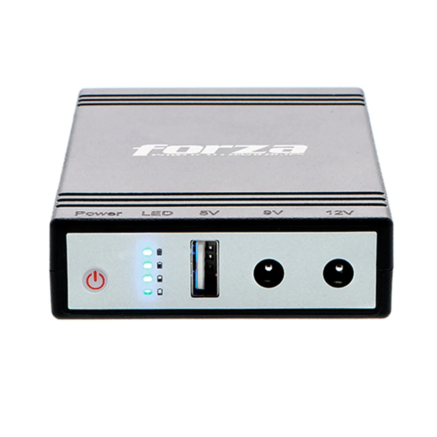 [DC-140USB] Forza - Mini UPS y Cargador Portátil de 14W Puerto USB Salidas de 5/9/12VCC