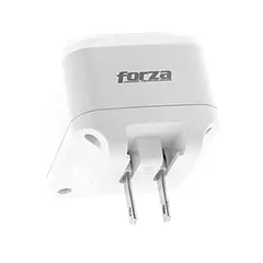 [FWT-4012USB] Forza - Protector + Estación de Carga Integral con 4 Puertos USB 5V 24W con Luz Nocturna