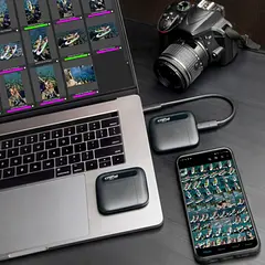 [CT500X6SSD9] Crucial - Unidad Disco Externo de Estado Sólido SSD Portátil 500Gb USB 3.2 USB-C hasta 800 MB/s PC y Mac