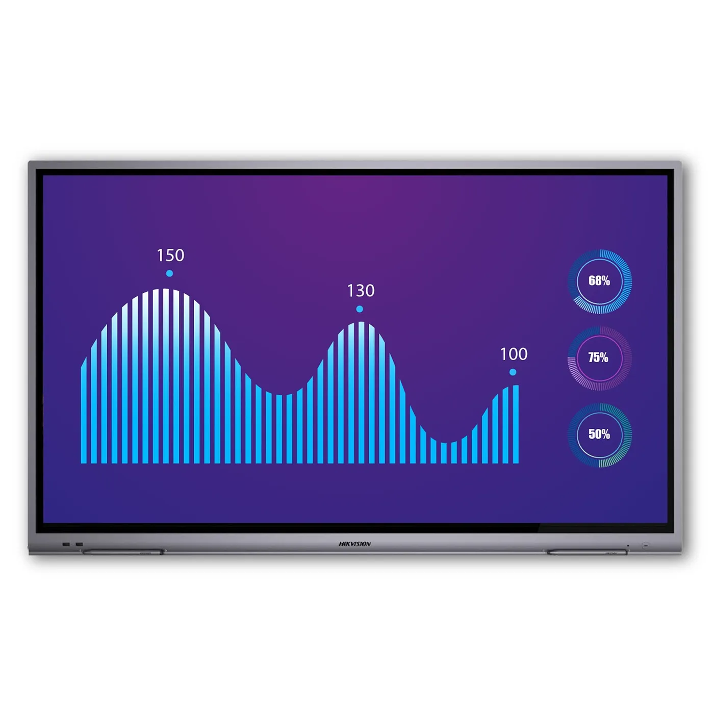 [DS-D5B55RB/A]  Hikvision - Pantalla Interactiva Tactil Ultra HD 4K 3840 × 2160 de 55" [Incluye Base de Pared]