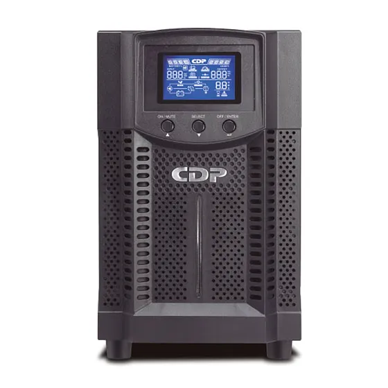 [061188] [UPO11-2] CDP - UPS de Torre En Linea de Doble Conversión Onda Senoidal 2000Va / 1800W / 120V con Pantalla LCD 4 Salidas NEMA 5-15 [4 Salidas AVR/UPS]