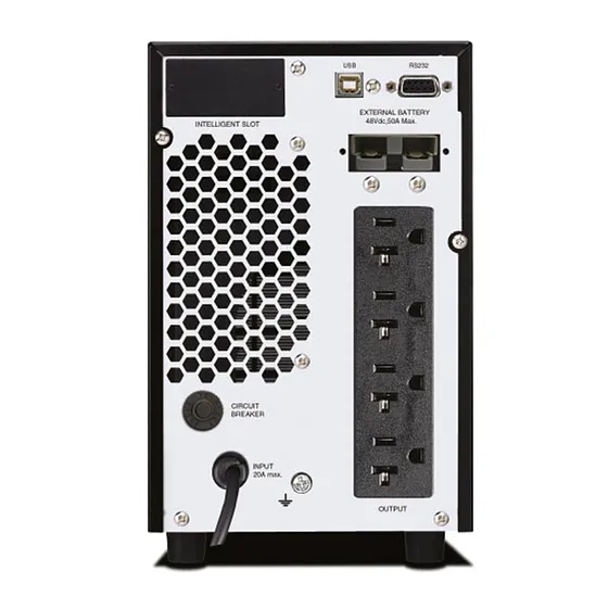 [061188] [UPO11-2] CDP - UPS de Torre En Linea de Doble Conversión Onda Senoidal 2000Va / 1800W / 120V con Pantalla LCD 4 Salidas NEMA 5-15 [4 Salidas AVR/UPS]