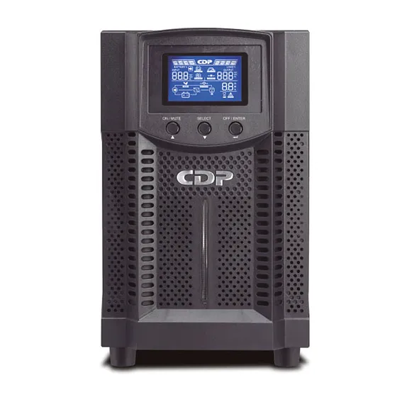 [061189] [UPO11-3] CDP - UPS de Torre En Linea de Doble Conversión Onda Senoidal 3000Va / 2700W / 120V con Pantalla LCD 4 Salidas NEMA 5-15 [4 Salidas AVR/UPS]