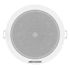 [DS-QAE0206G1-V(O-STD)] Hikvision - Altavoz Montaje en Plafón 6 Watts 100V Rejilla de Metal Color Blanco Uso Interior