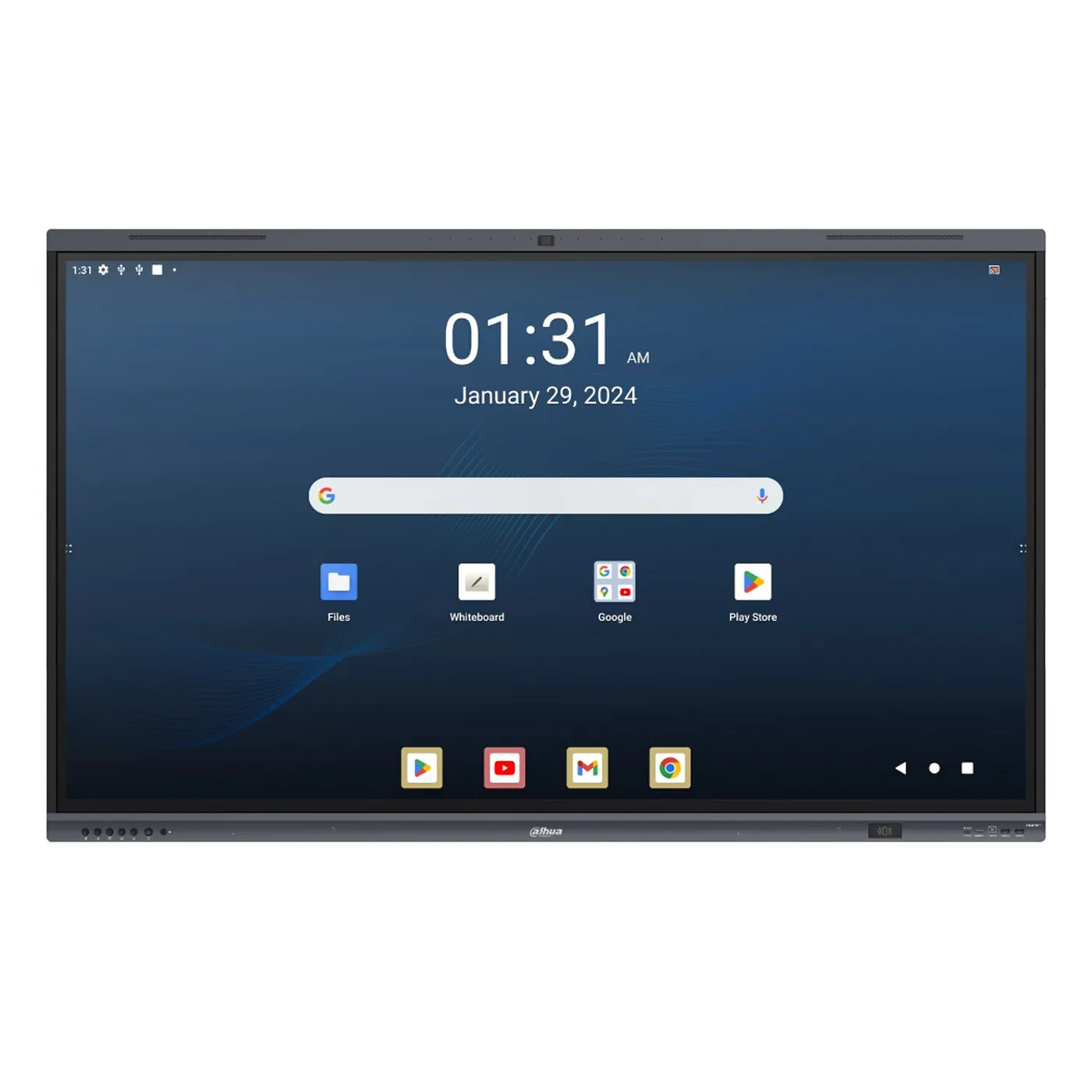 [DHI-LPH65-MC480-U] Dahua - Pantalla Interactiva Tactil 65" Android 13 Ultra HD 4K 3840×2160 de Camara Web 48MP