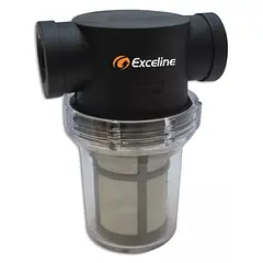 [GFA-050] Exceline - Filtro de Agua de 1/2 Malla de Acero Inoxidable (Conexiones de entrada y salida 1/2" NPT)