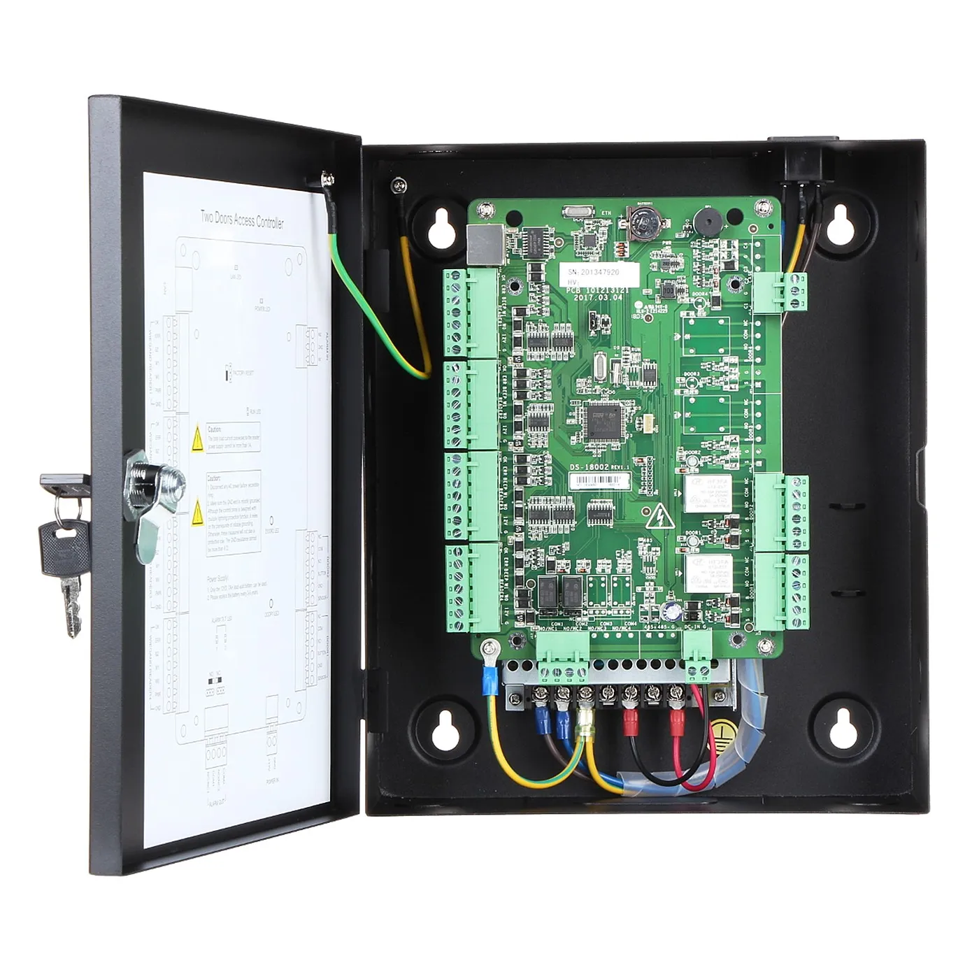 [DS-K2802] Hikvision - Controlador de Acceso Integrable con Videovigilancia 2 Puertas