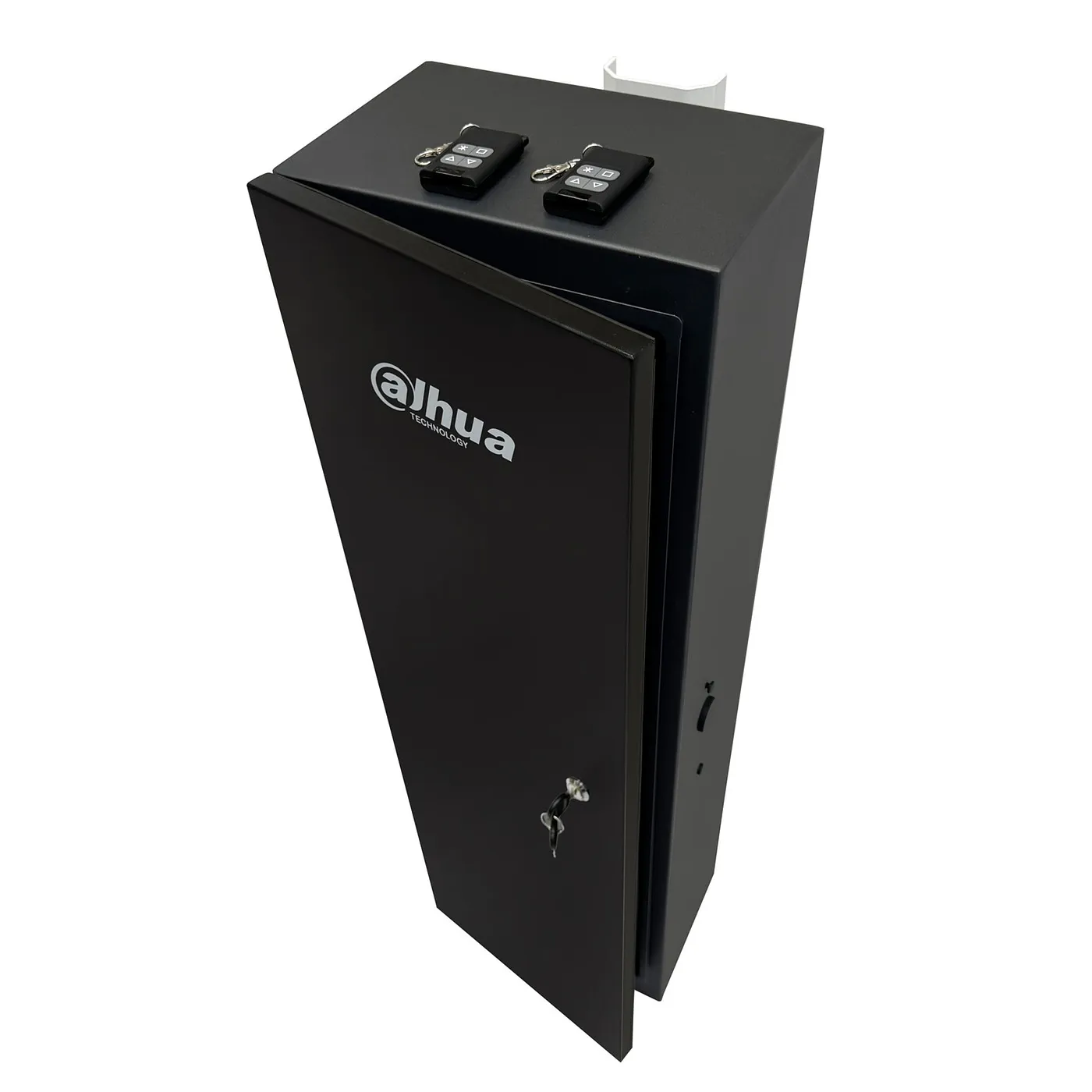 [DHI-IPMECD-1062-R] Dahua - Barrera Vehicular Motorizada Motor 24V Sin Escobillas Velocidad de Apertura/Cierre Ajustable entre 2 y 6 segundos Compatible con Brazo Telescópico Recto Ajustable de 2.7 a 4.5 Metros Dimensiones 285mm × 200mm × 940mm IP54