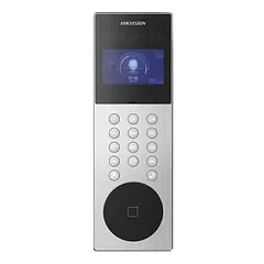 [DS-KD9203-MFE6(O-STD)] Hikvision - Videoportero IP Multiapartamento con Reconocimiento Facial Llamada a App HikConnect (requiere monitor) Protección IP65 Apertura por Rostro, Tarjeta M1 o App
