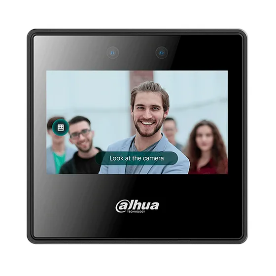 [DHI-ASA3223A-W] Dahua - Control de Asistencia con Pantalla Táctil de 4.3" con Reconocimiento Facial (2.000 Usuarios 2.000 Rostros 2.000 Claves 300.000 Registros) Comunicación TCP/IP Wi-Fi USB