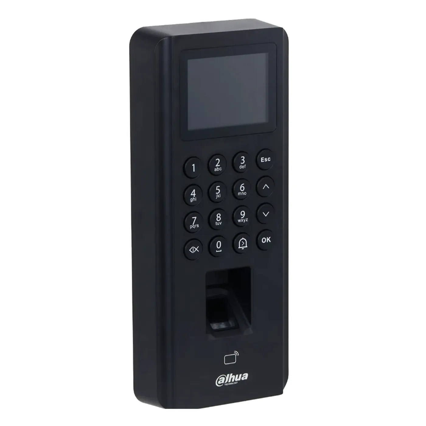 [DHI- ASI2212J-D] Dahua - Control de Acceso con Pantalla de 2.4" (5.000 Usuarios 5.000 Claves 5.000 Tarjetas ID 3.000 Huellas 100.000 Registros) Comunicación TCP/IP Registro Automático Registro P2P y DHCP para Interiores [Serie ASI2]