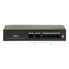 [DHI-KTP03] Dahua - Kit de Videoportero con Puerto PoE IP Monitor de 7" Frente de Calle con Camara de [2Mp] Apertura de Puerta Soporta hasta 10.000 Tarjetas (IC Mifare) [Incluye 1 x DHI-VTO2111D-P-S3 1 x DHI-VTH2621G-P 1 x DH-PFS3006-4ET-36]