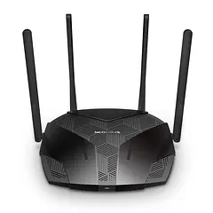 [MR80X] Mercusys - Router Inalambrico WiFi Doble Banda Gigabit AX3000 WiFi6 4 Antenas