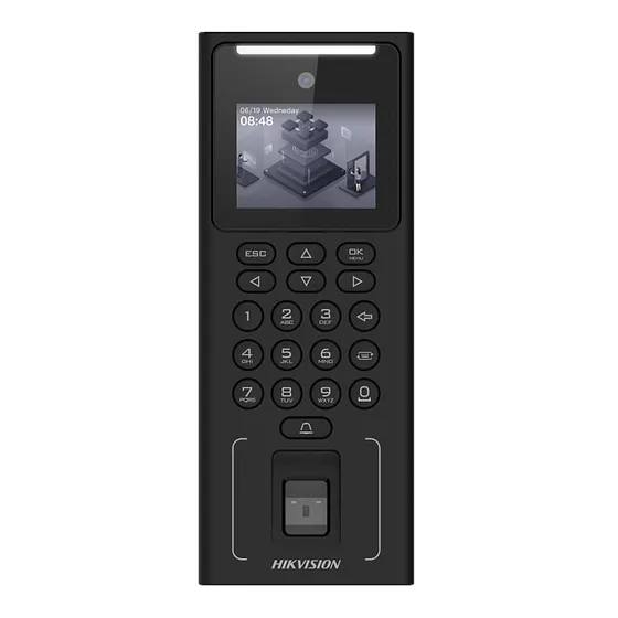 [DS-K1T321EFWX] Hikvision - Terminal Min Moe Wifi Facial Tarjeta Mifare Control de Acceso o Asistencia/ 500 Rostros y Lector de Tarjetas PROX EM