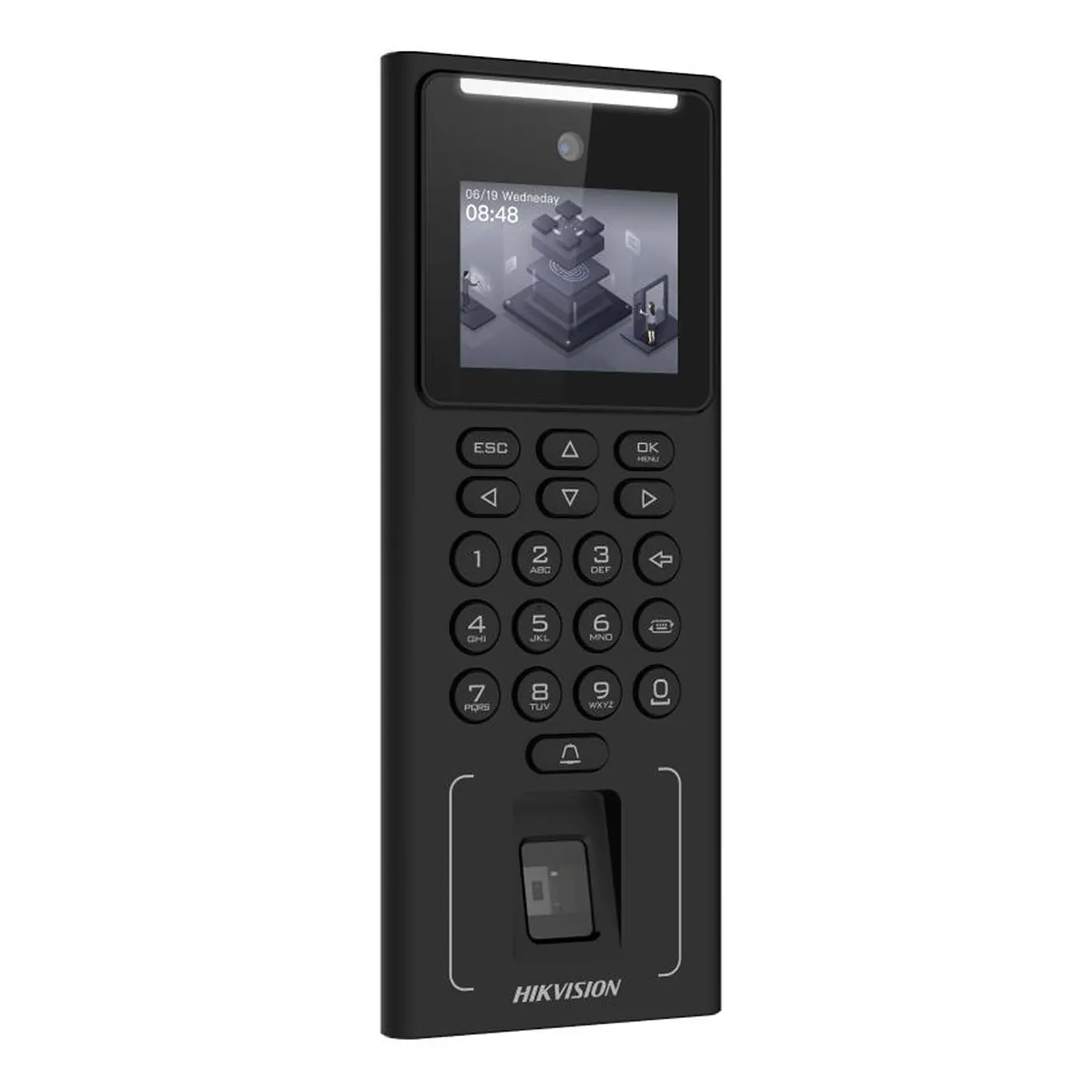 [DS-K1T321EFWX] Hikvision - Terminal Min Moe Wifi Facial Tarjeta Mifare Control de Acceso o Asistencia/ 500 Rostros y Lector de Tarjetas PROX EM