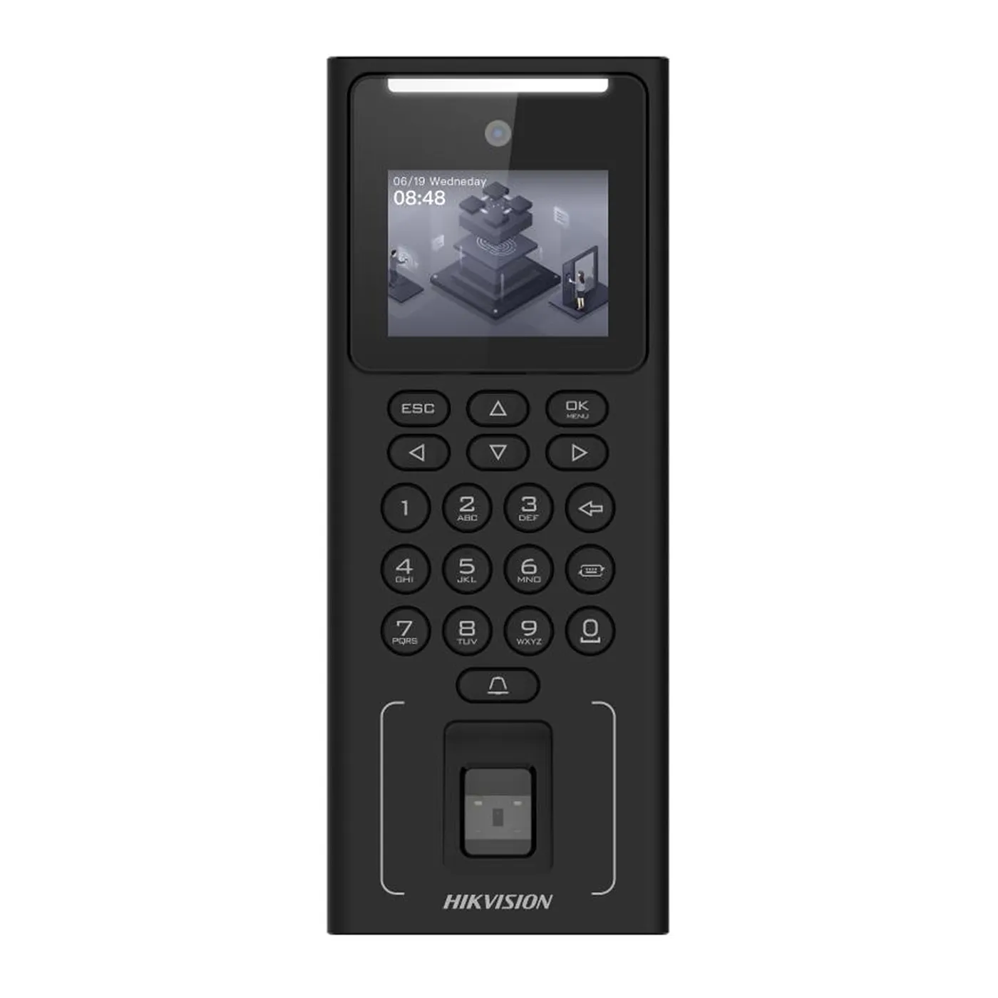 [DS-K1T321MFWX] Hikvision - Terminal Min Moe Wifi Facial Tarjeta Mifare Control de Acceso o Asistencia