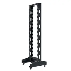 [OR2-42-BLACK] Onlink - Rack de Piso Abierto con Ruedas 42U 150Kg 2 Postes 600x2053mm