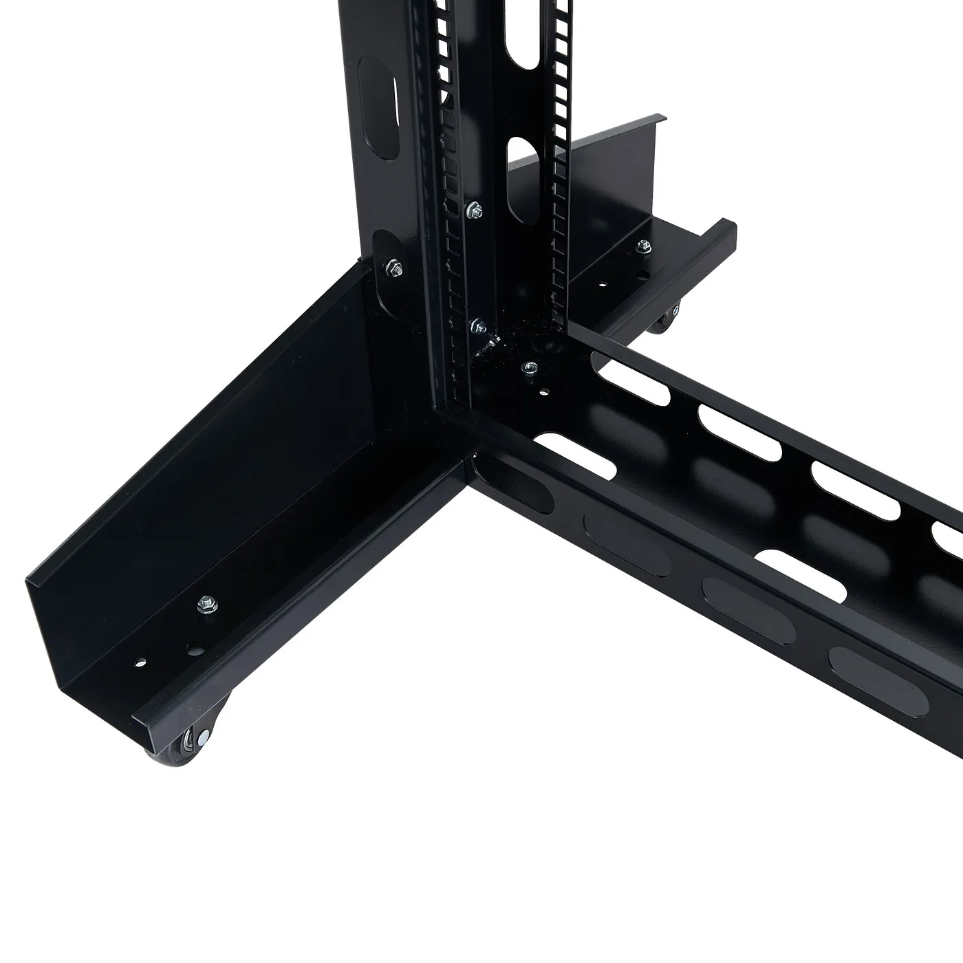[OR2-42-BLACK] Onlink - Rack de Piso Abierto con Ruedas 42U 150Kg 2 Postes 600x2053mm