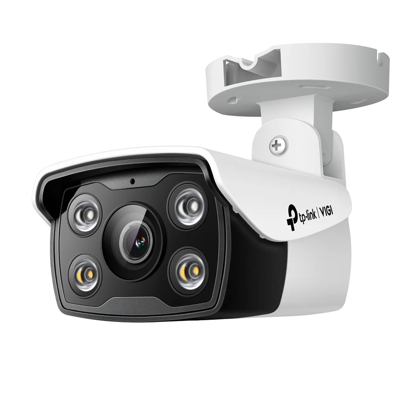 [C340-4] Vigi by TP-Link - Cámara IP Alta Definición [4Mp] Tipo Turret Full Color con Audio PoE y 12V [Lente 4mm]