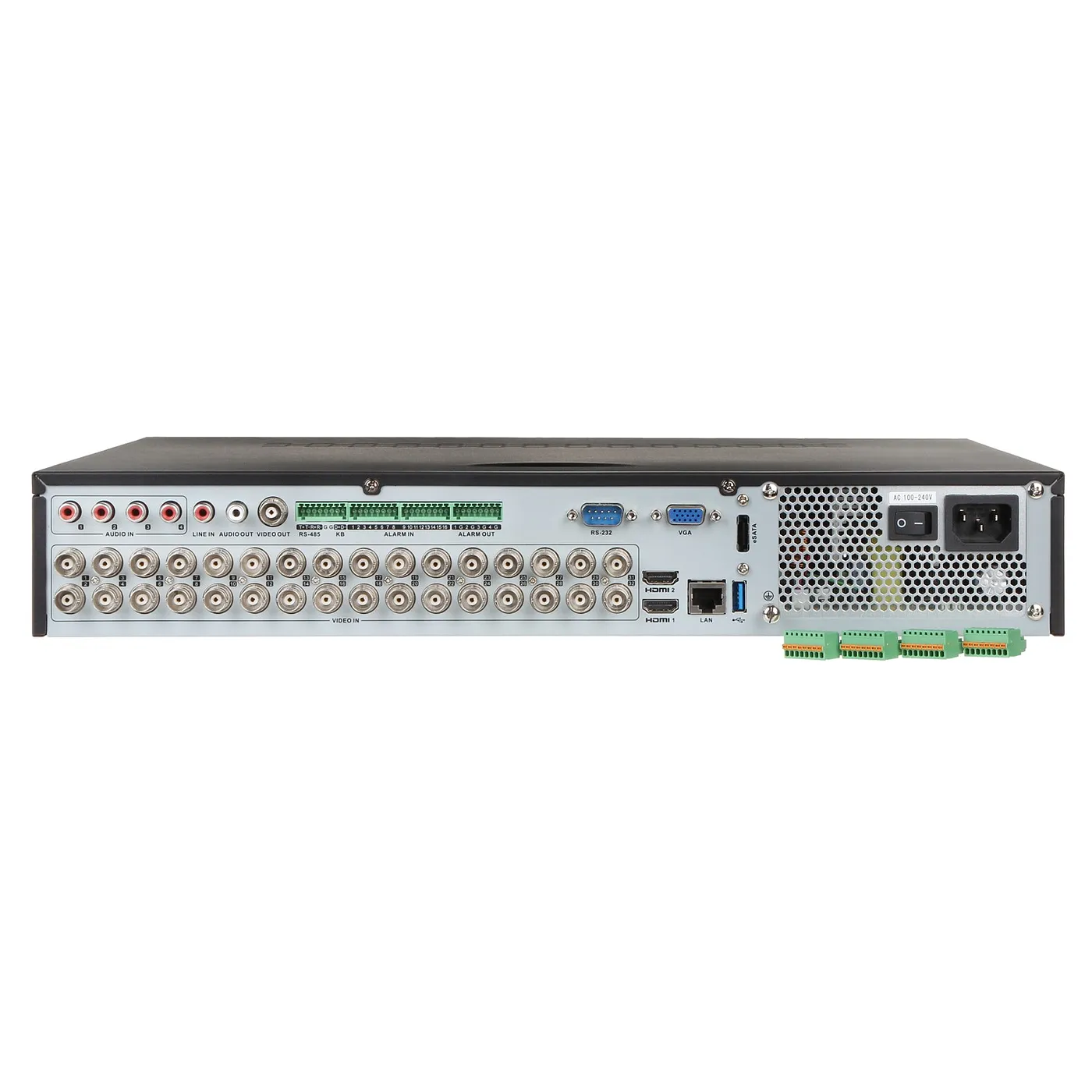 [DS-7332HQHI-K4] Hikvision - DVR 2K [4MP] Pentahibrido 32 Canales TurboHD + 2 Canales IP