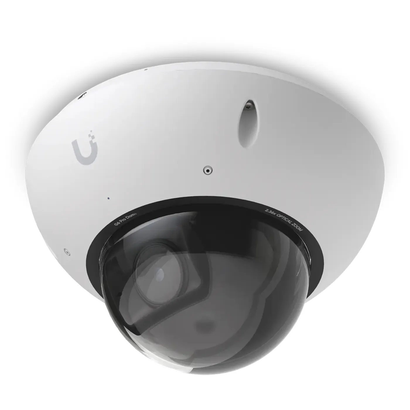 [UVC-G6-Pro-Dome-W] Ubiquiti - UniFi Protect G6 Pro Dome, Cámara Domo 4K [8MP] con Sensor de 1/1,2 pulgadas, Zoom Óptico 2,36x, IR de 40 m, Reconocimiento Facial y de Matrículas, PoE+ e IP66/IK10
