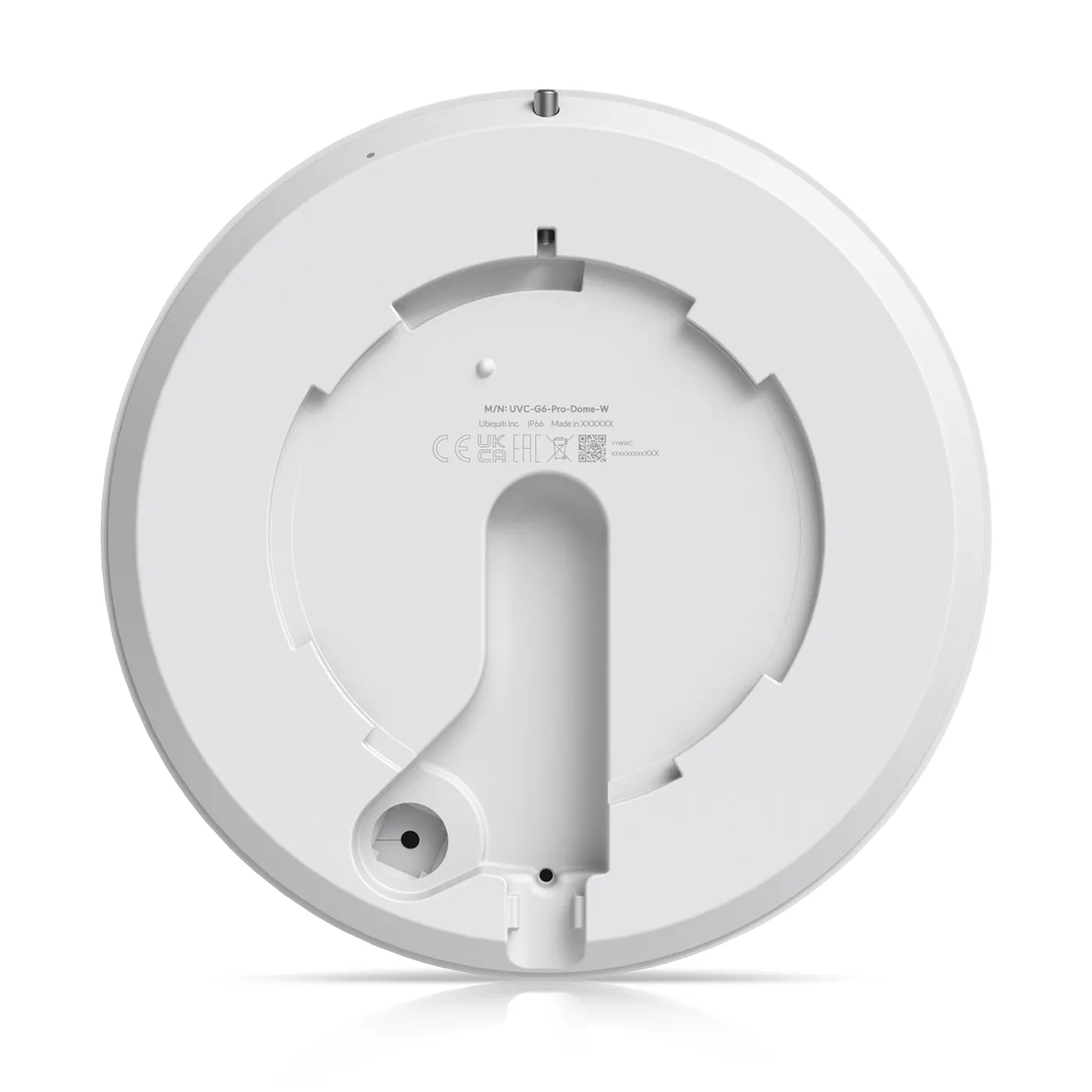 [UVC-G6-Pro-Dome-W] Ubiquiti - UniFi Protect G6 Pro Dome, Cámara Domo 4K [8MP] con Sensor de 1/1,2 pulgadas, Zoom Óptico 2,36x, IR de 40 m, Reconocimiento Facial y de Matrículas, PoE+ e IP66/IK10
